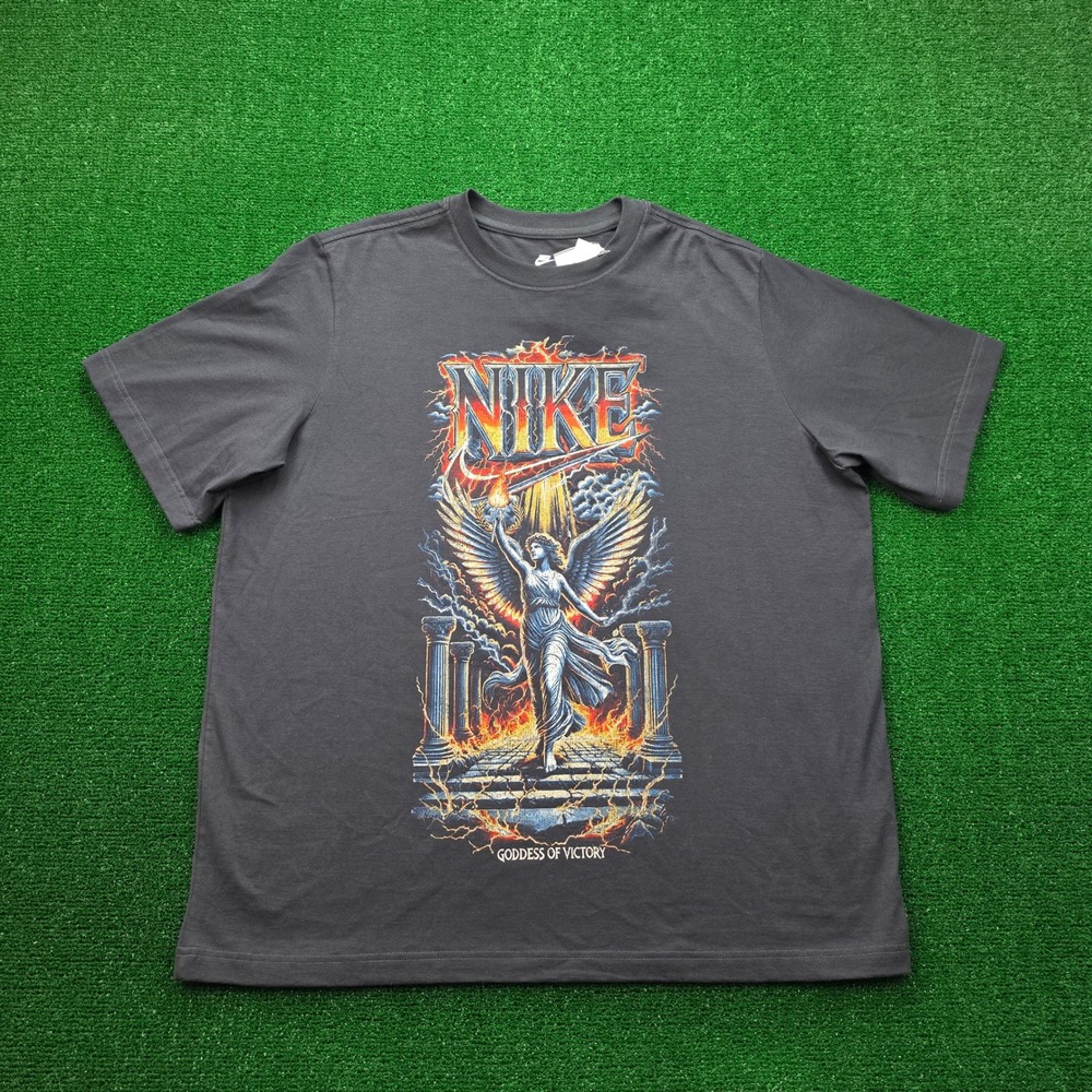Nike Goddess‎ of Victory Shirt Womens Large Streetwear Oversized NWT IM8623-045
